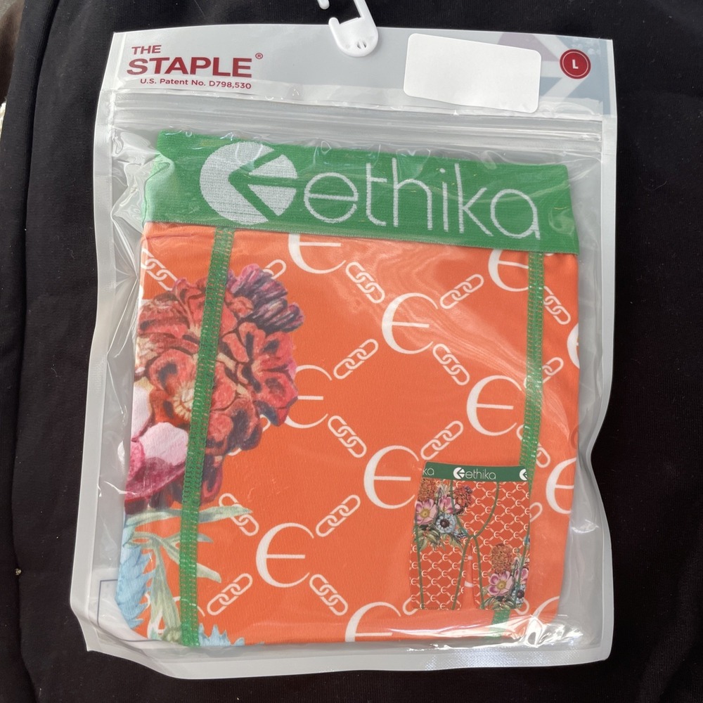 Ethika The Staple Botaness Design Boxer Briefs Men's Size Large ‎ - NEW
